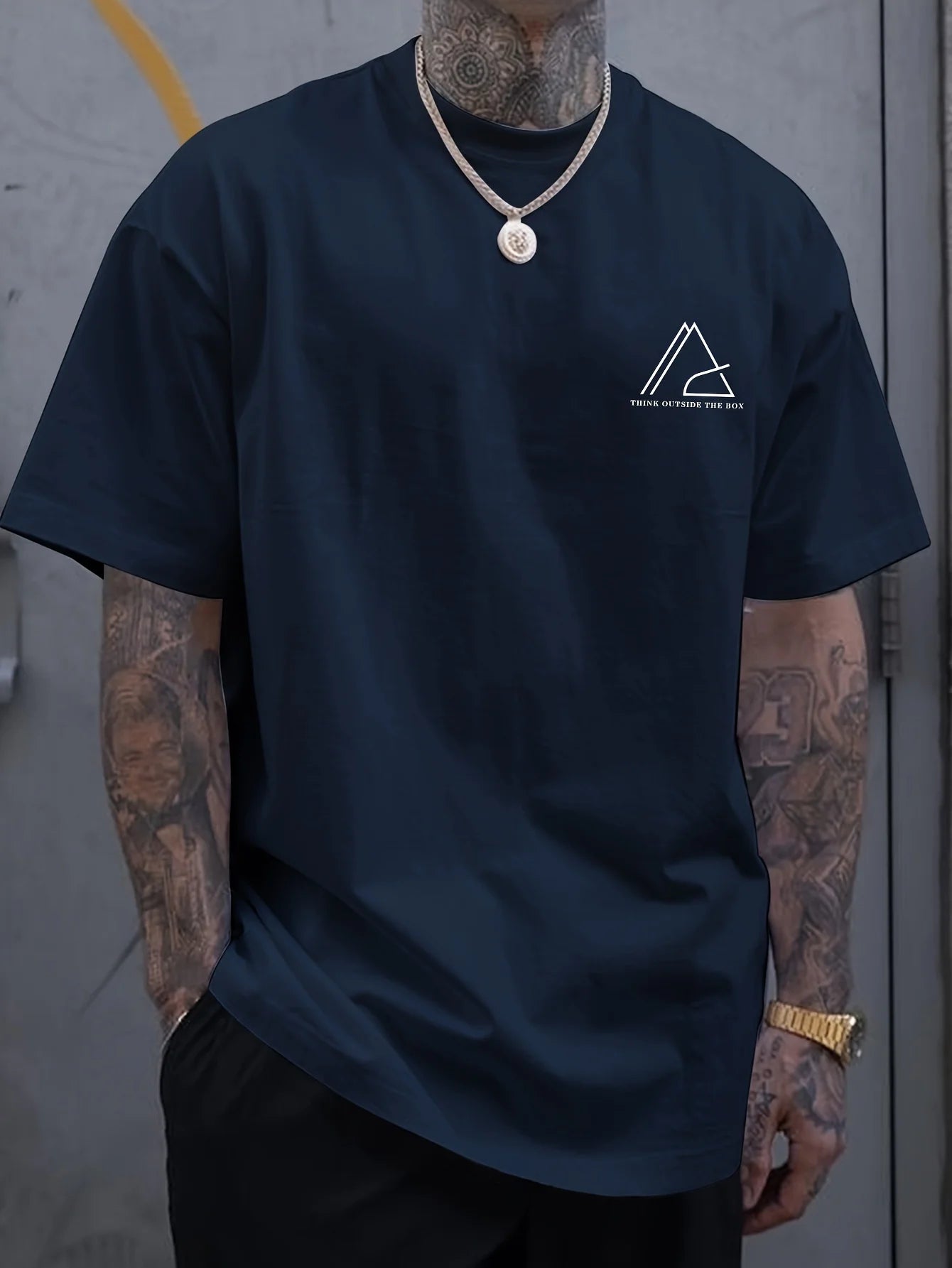 Creative Geometric Graphic Tee